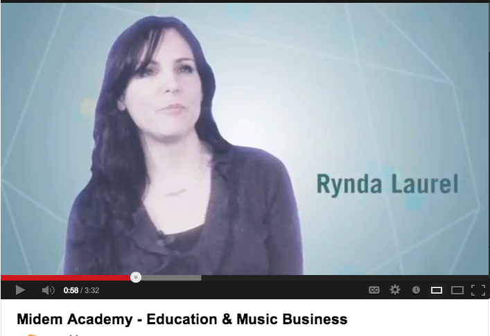 Rynda featured in Midem Academy 2013 Video