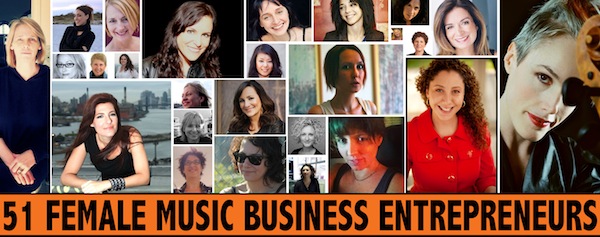 Rynda featured in 51 Female Music Entrepreneurs