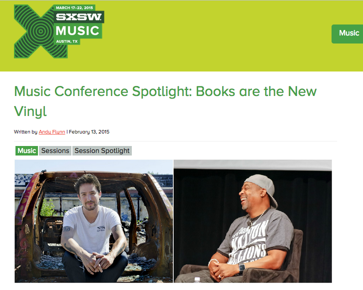 SXSW Music Conference Spotlight: Books are the New Vinyl