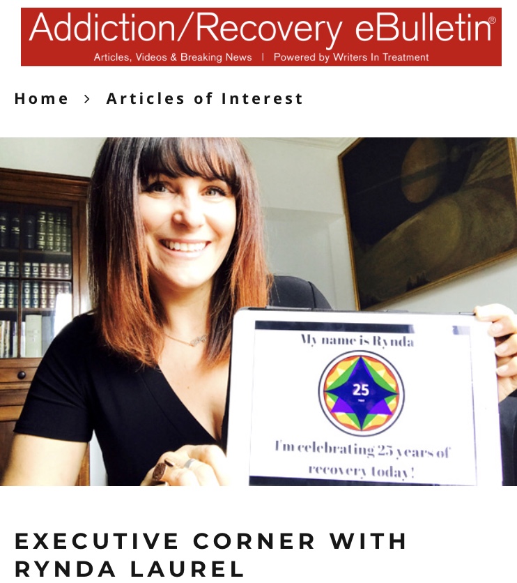 Executive Corner Q&A on Addiction/Recovery E-Bulletin