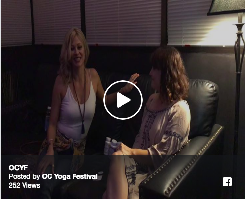Rynda interview with Lesly Damai at OC Yoga Fest.
